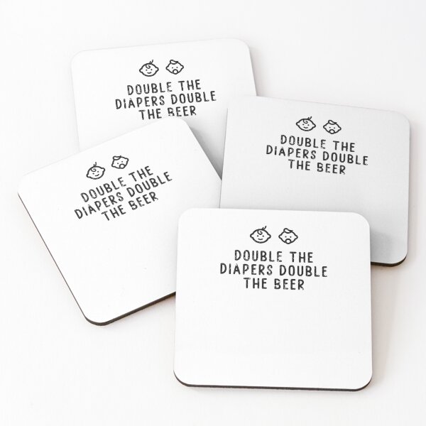Item preview, Double the Diapers Double the Beer Twin Dad designed and sold by NWCreative.
