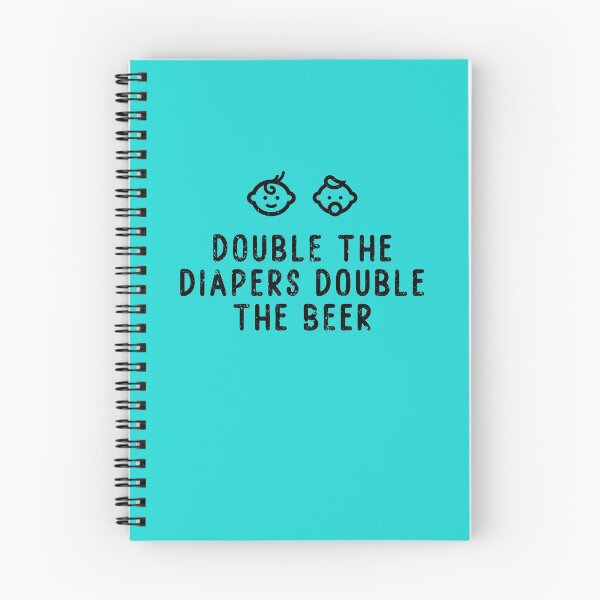Item preview, Double the Diapers Double the Beer Twin Dad designed and sold by NWCreative.
