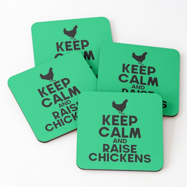 Item preview, Keep Clam And Raise Chicken Funny Farm Quote designed and sold by DesignHouse07.