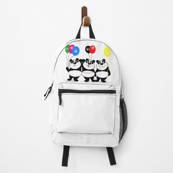 Item preview, Cute pandas with colorful balloons designed and sold by Shirley cute art .