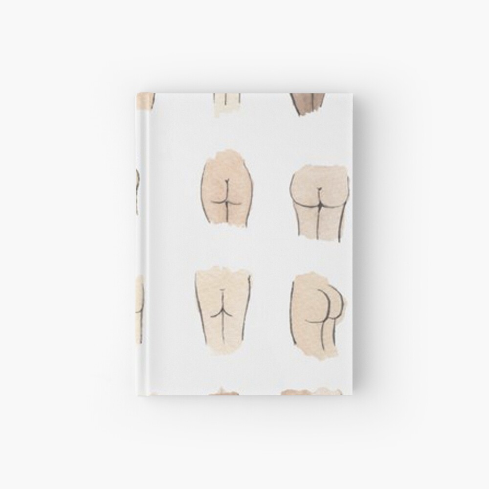 men butts Hardcover Journal for Sale by WidodoShop