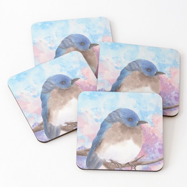 Item preview, Blue Flappy Bird Watercolor designed and sold by Ridho Tamma.