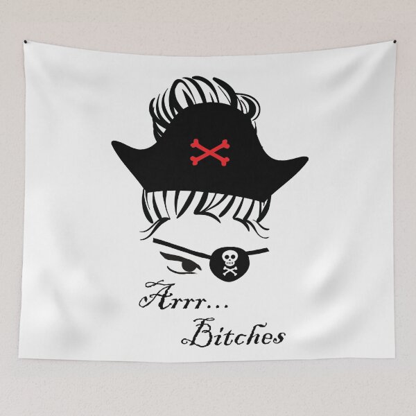 Item preview, Arrr Bitches Talk Life a Pirate Day Pirate Mom designed and sold by ittybittyowl.