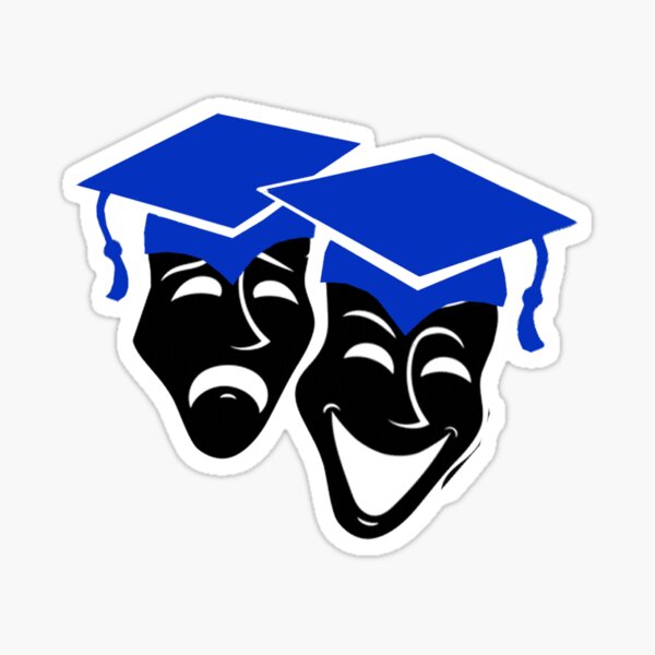 Graduation Cap (custom colors)' Sticker