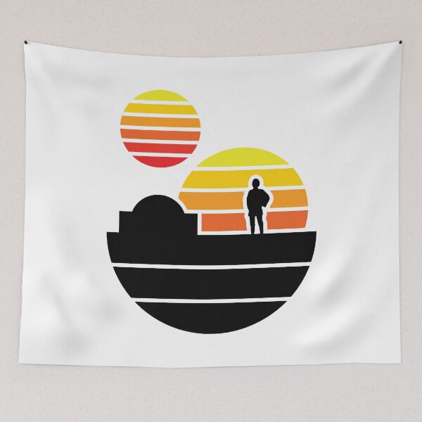 Item preview, Binary Sunset (for Bright / White Background) designed and sold by Anonymouse Apparel.