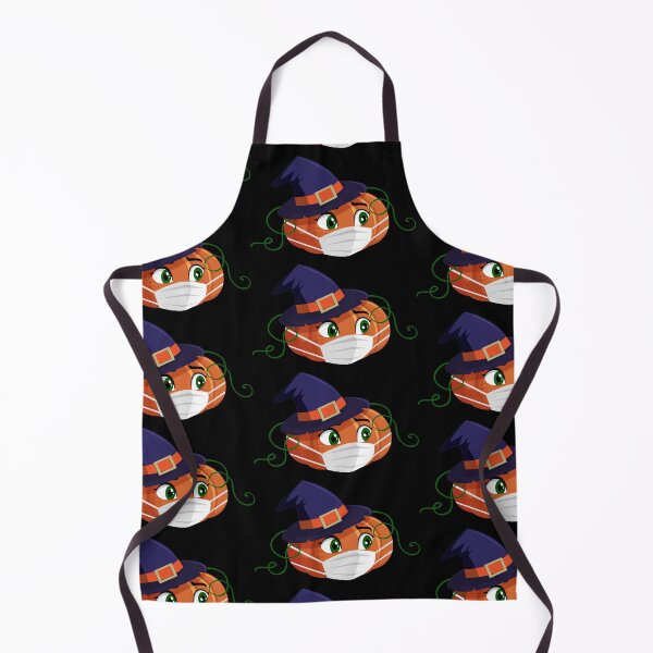 Item preview, halloween face mask pumpkin witch cute designed and sold by Gossip Rag.