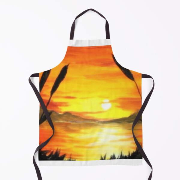 Item preview, Sunset and Cattails designed and sold by PaintDesignWine.