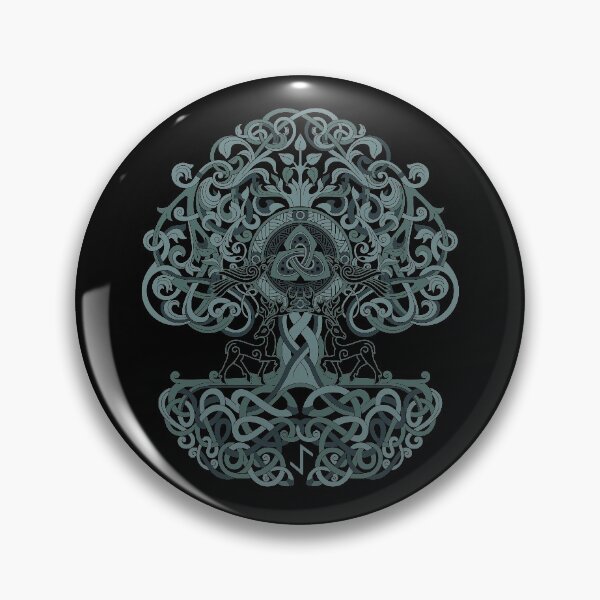 Item preview, Norse Yggdrasil Viking Tree of Life Pagan Mythology Celtic Knotwork designed and sold by BluePagan.