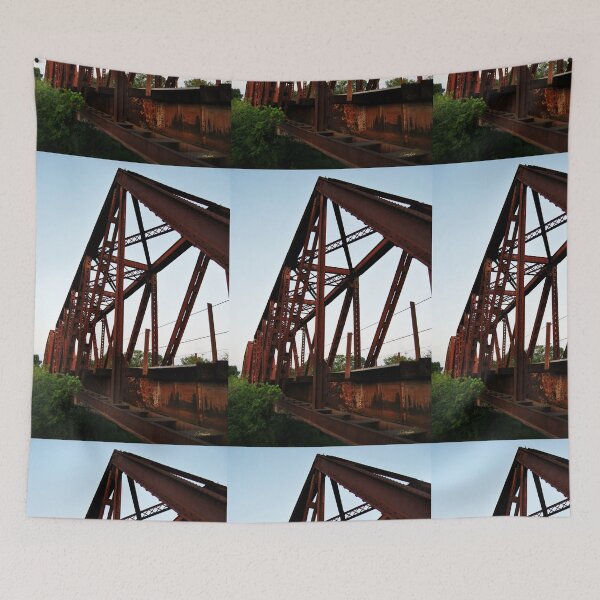 Item preview, Rail Road Bridge Richmond Texas designed and sold by Nature and Landscapes.