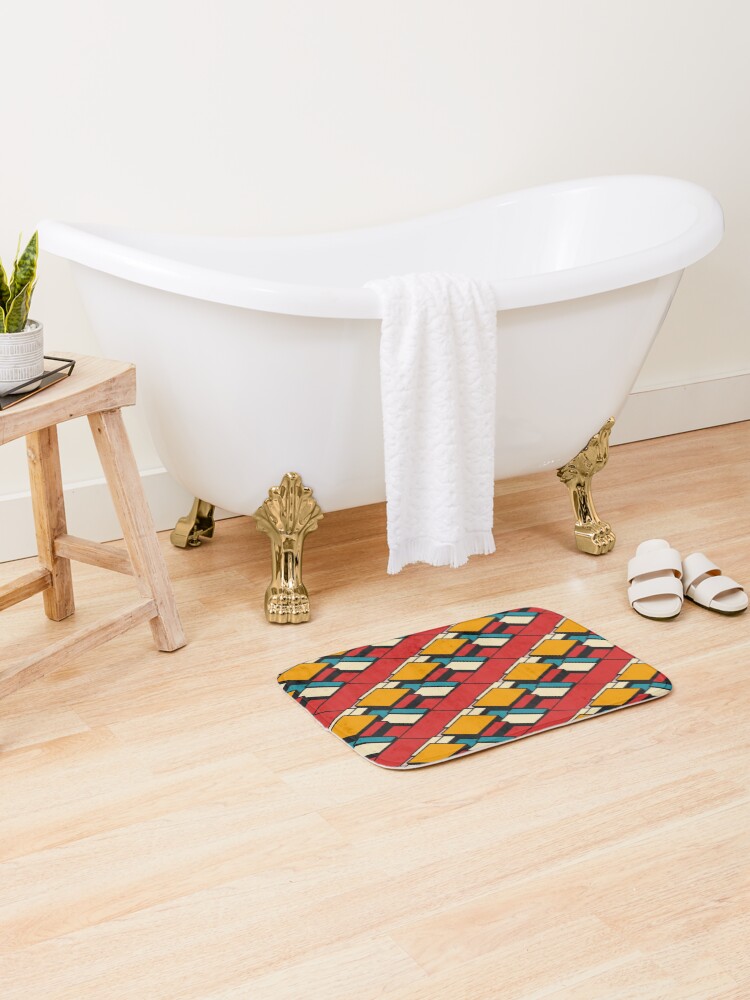 Thumbnail 2 of 6, Bath Mat, Random Structures designed and sold by Guerillafashion.