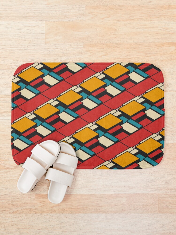 Thumbnail 1 of 6, Bath Mat, Random Structures designed and sold by Guerillafashion.