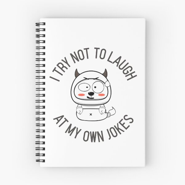 Item preview, I Try Not To Laugh At My Own Jokes Dog in Costume Funny designed and sold by HppyStrngHelthy.