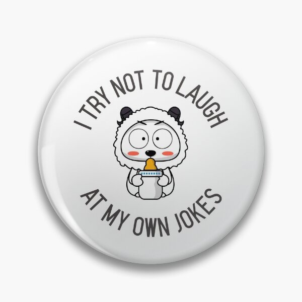 Item preview, I Try Not To Laugh At My Own Jokes Dog in Costume Funny designed and sold by HppyStrngHelthy.