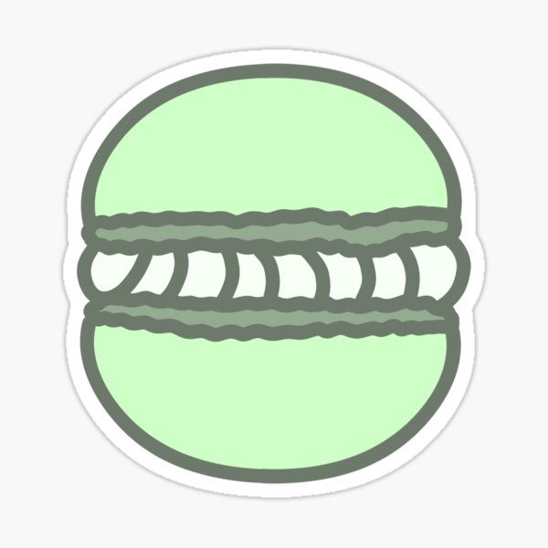 Item preview, Green Macaroon designed and sold by Peachiku.
