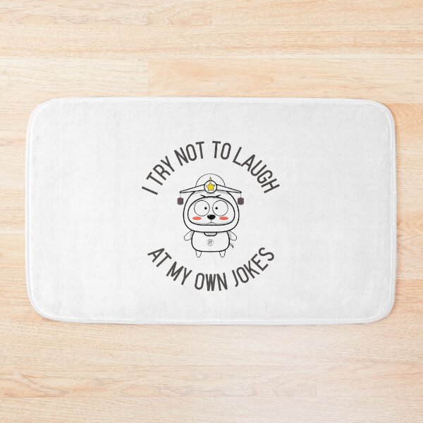 Item preview, I Try Not To Laugh At My Own Jokes Dog in Costume Funny designed and sold by HppyStrngHelthy.