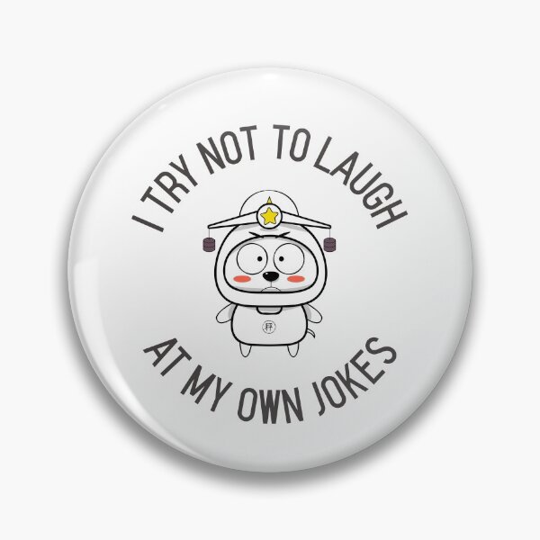 Item preview, I Try Not To Laugh At My Own Jokes Dog in Costume Funny designed and sold by HppyStrngHelthy.
