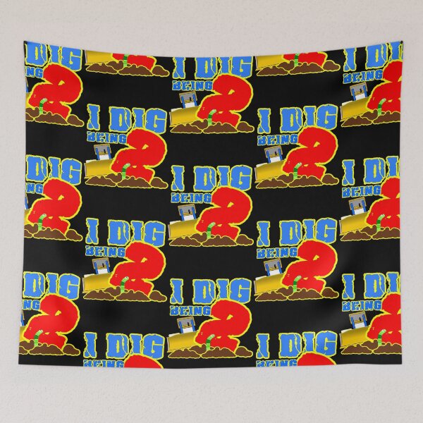 Item preview, I Dig being 2 birthday sweater  designed and sold by LennyAhri.