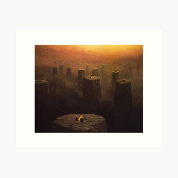 Item preview, Untitled (Quarantine), by Zdzisław Beksiński designed and sold by JustContemplate.