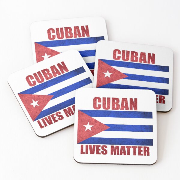 Item preview, Cuban Lives Matter Distressed Cuban Flag designed and sold by Gsallicat.