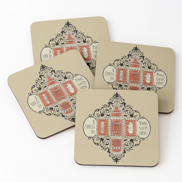 Item preview, a stitch in time saves nine designed and sold by sandpiperstudio.