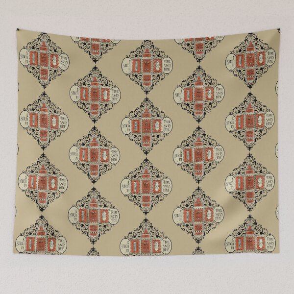 Item preview, a stitch in time saves nine designed and sold by sandpiperstudio.