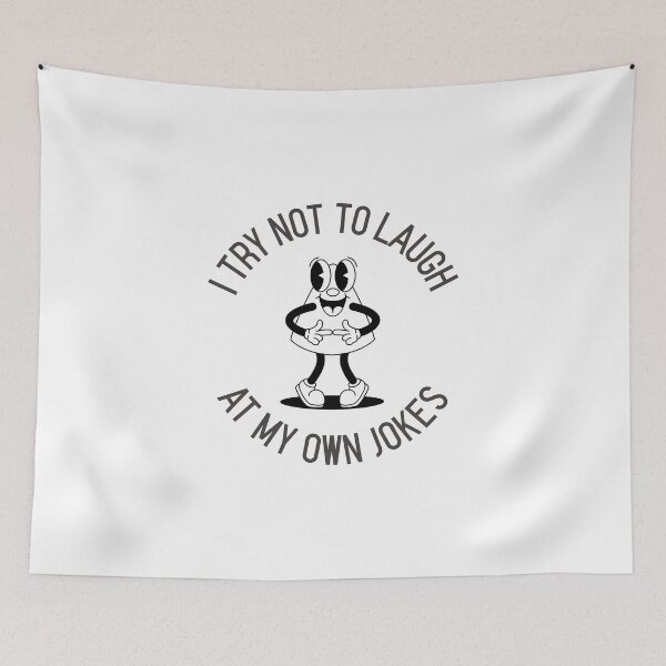 Item preview, I Try Not To Laugh At My Own Jokes Happy Pizza Funny designed and sold by HppyStrngHelthy.