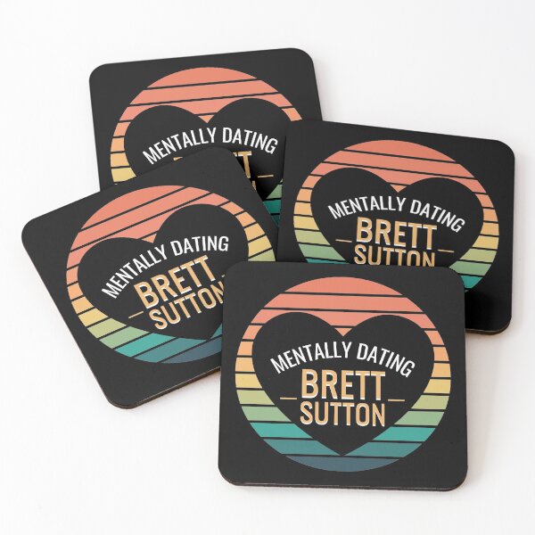 Item preview, Mentally Dating Brett Sutton | Retro Sunset | Heart designed and sold by NoirOwned.