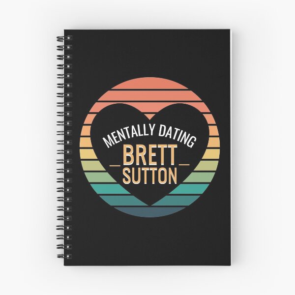 Item preview, Mentally Dating Brett Sutton | Retro Sunset | Heart designed and sold by NoirOwned.