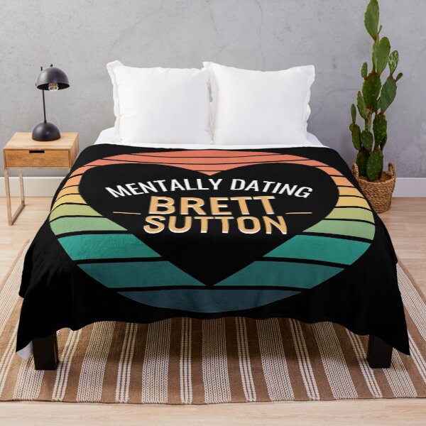 Item preview, Mentally Dating Brett Sutton | Retro Sunset | Heart designed and sold by NoirOwned.