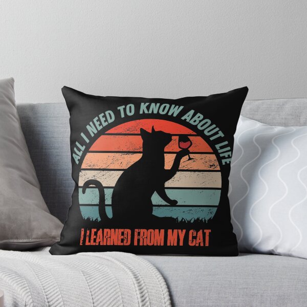 Item preview, All I Need to Know about Life I Learned from my Cat designed and sold by HROC.