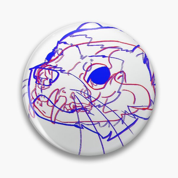 Item preview, 3d pop effect ferret skull designed and sold by Sodamenace.