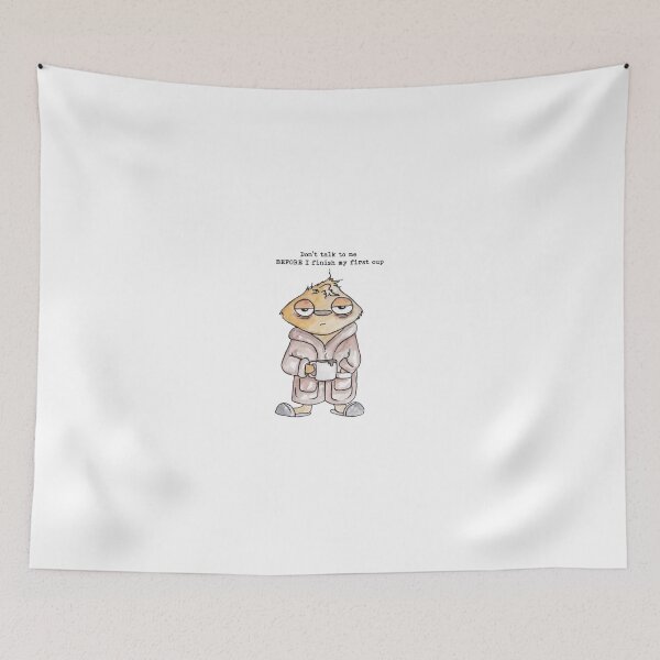 Item preview, Don't talk to me before I finish my coffee designed and sold by Anna Fok.