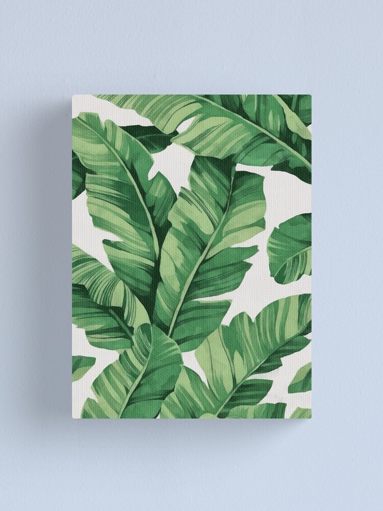 Alternate view of Tropical banana leaves Canvas Print