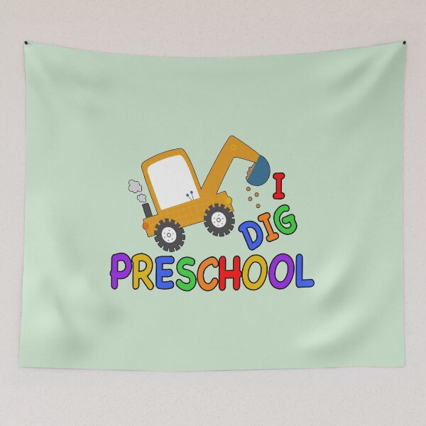Item preview, I Dig Preschool designed and sold by NadyaCC.