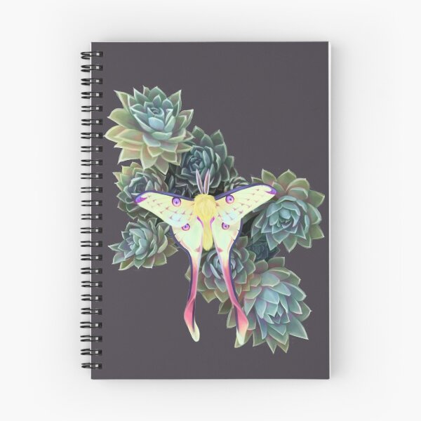 Item preview, Comet moth in succulents designed and sold by Amber LuvsBugs.