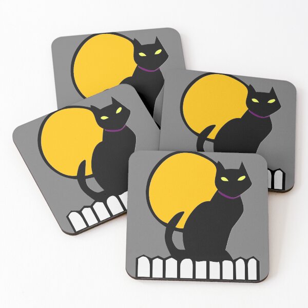 Item preview, Black Cat on a Fence designed and sold by toddbrooney.