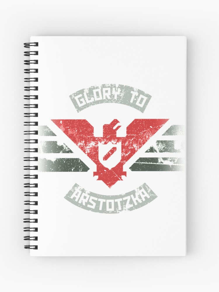 Papers, Please EZIC Emblem Spiral Notebook for Sale by katjeluftwaffle