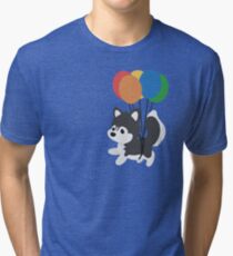 Balloon Husky Tri-blend T-Shirt