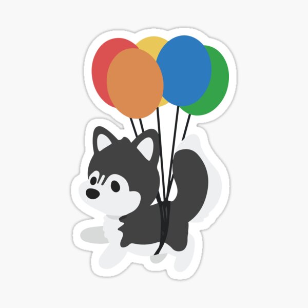 Item preview, Balloon Husky designed and sold by B. W..