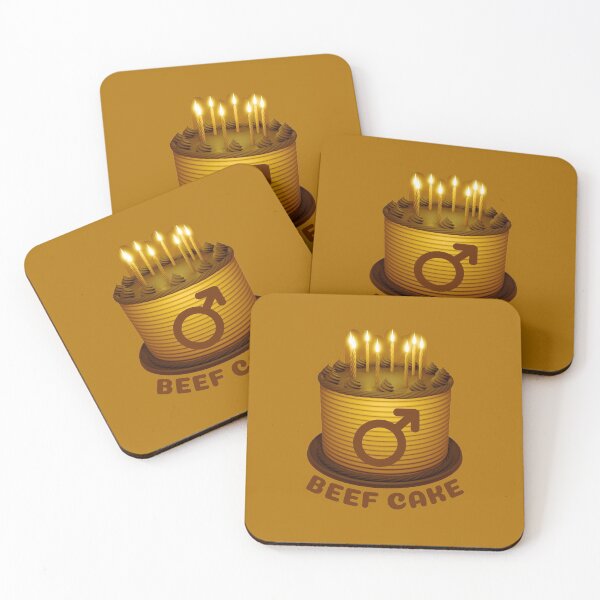 Item preview, BeefCake Beef Cake Chocolate Bakery Macho Man Birthday Candles designed and sold by CBCreations73.