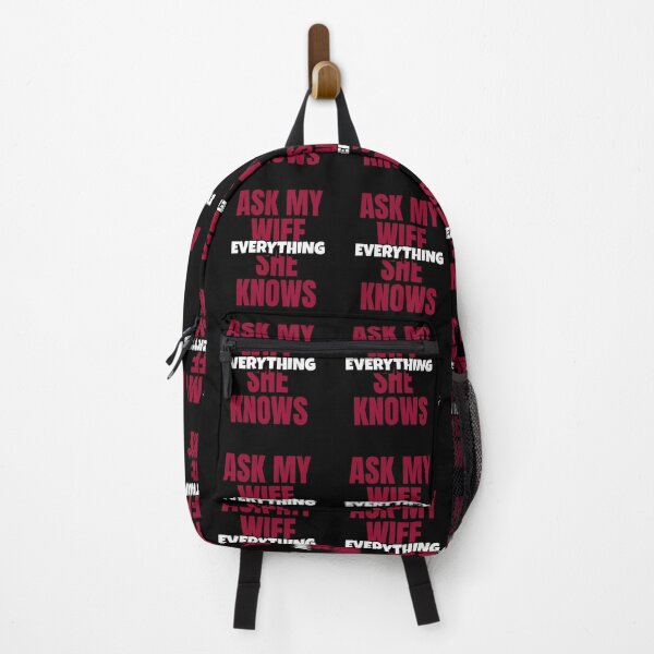 Item preview, ASK MY WIFE SHE KNOWS EVERYTHING designed and sold by JABG-01.