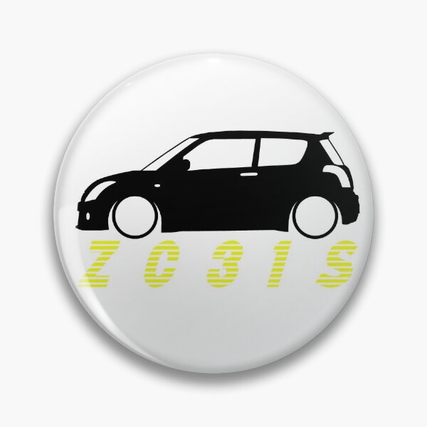 Item preview, Swift Sport ZC31S Silhouette Yellow Text designed and sold by ChasingBRoads.