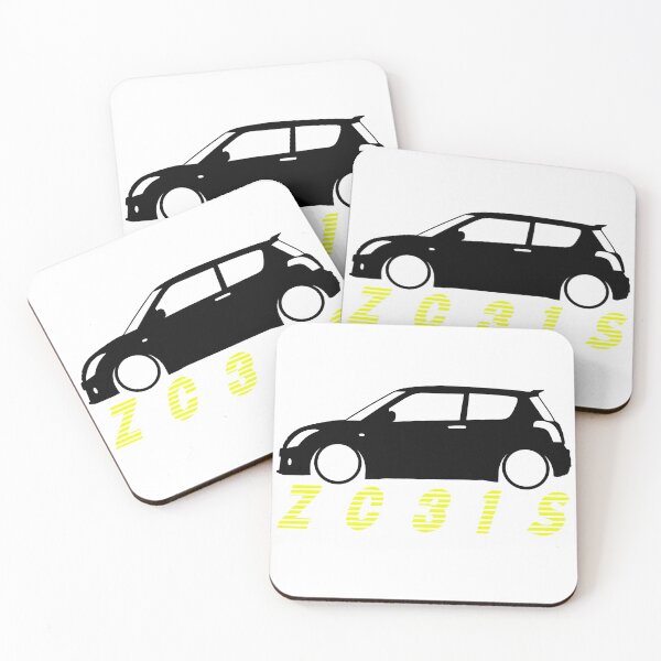 Item preview, Swift Sport ZC31S Silhouette Yellow Text designed and sold by ChasingBRoads.