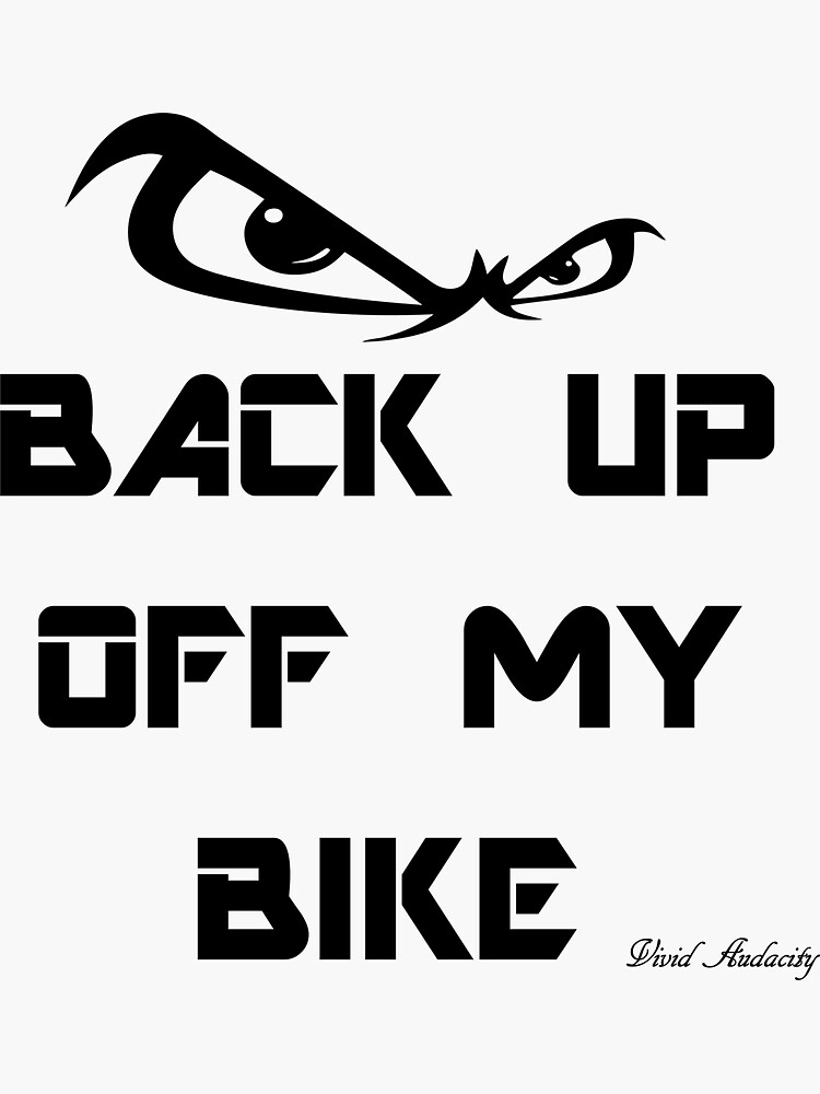 Bike best sale back sticker