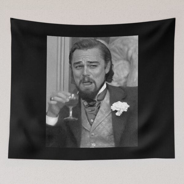 Item preview, Beautiful Model Leonardo Dicaprio Django Laughing Meme Halloween designed and sold by IrwinMante.