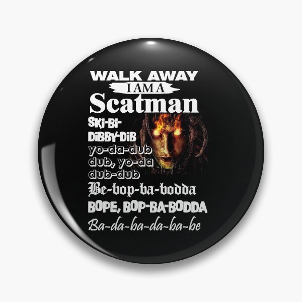 Item preview, Demon Warrior Walk Away I Am a Scatman Ski-Bi-Dibby-Dib  designed and sold by Carnation766.
