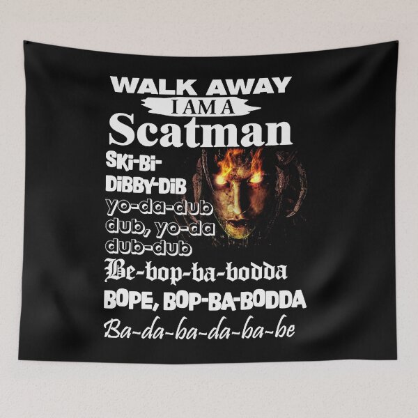 Item preview, Demon Warrior Walk Away I Am a Scatman Ski-Bi-Dibby-Dib  designed and sold by Carnation766.