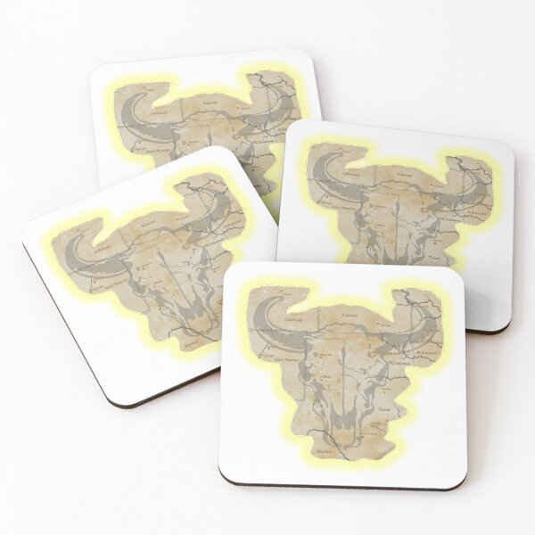 Item preview, Southwestern Bull Vintage Map designed and sold by CartographyJake.