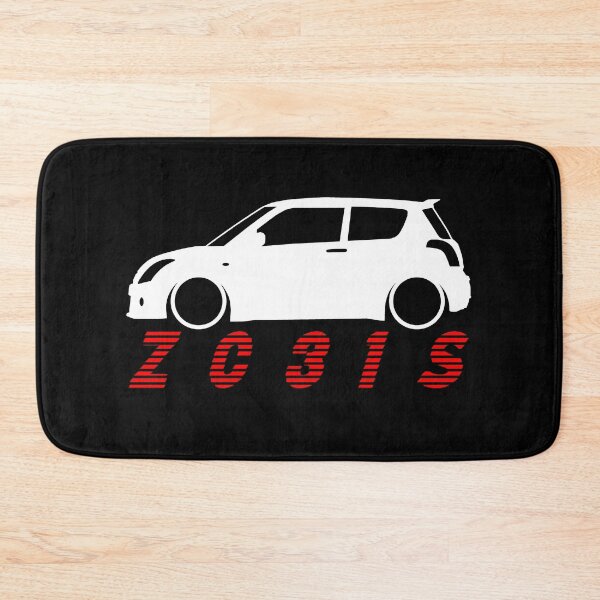 Item preview, Swift Sport ZC31S White Silhouette Red Text designed and sold by ChasingBRoads.