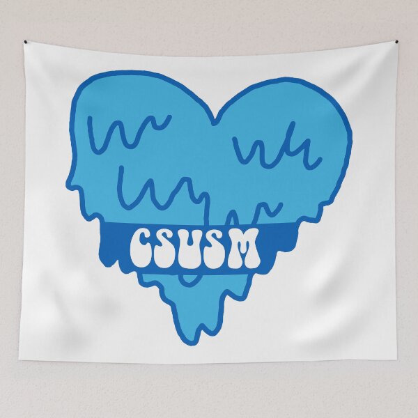 Item preview, CSUSM Cal State San Marcos Heart designed and sold by kkosmicki.
